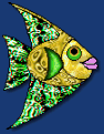 Colorful drawing of a fish